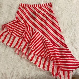 Zara summer asymmetric skirt